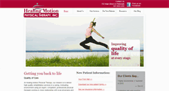 Desktop Screenshot of healingmotionpt.com